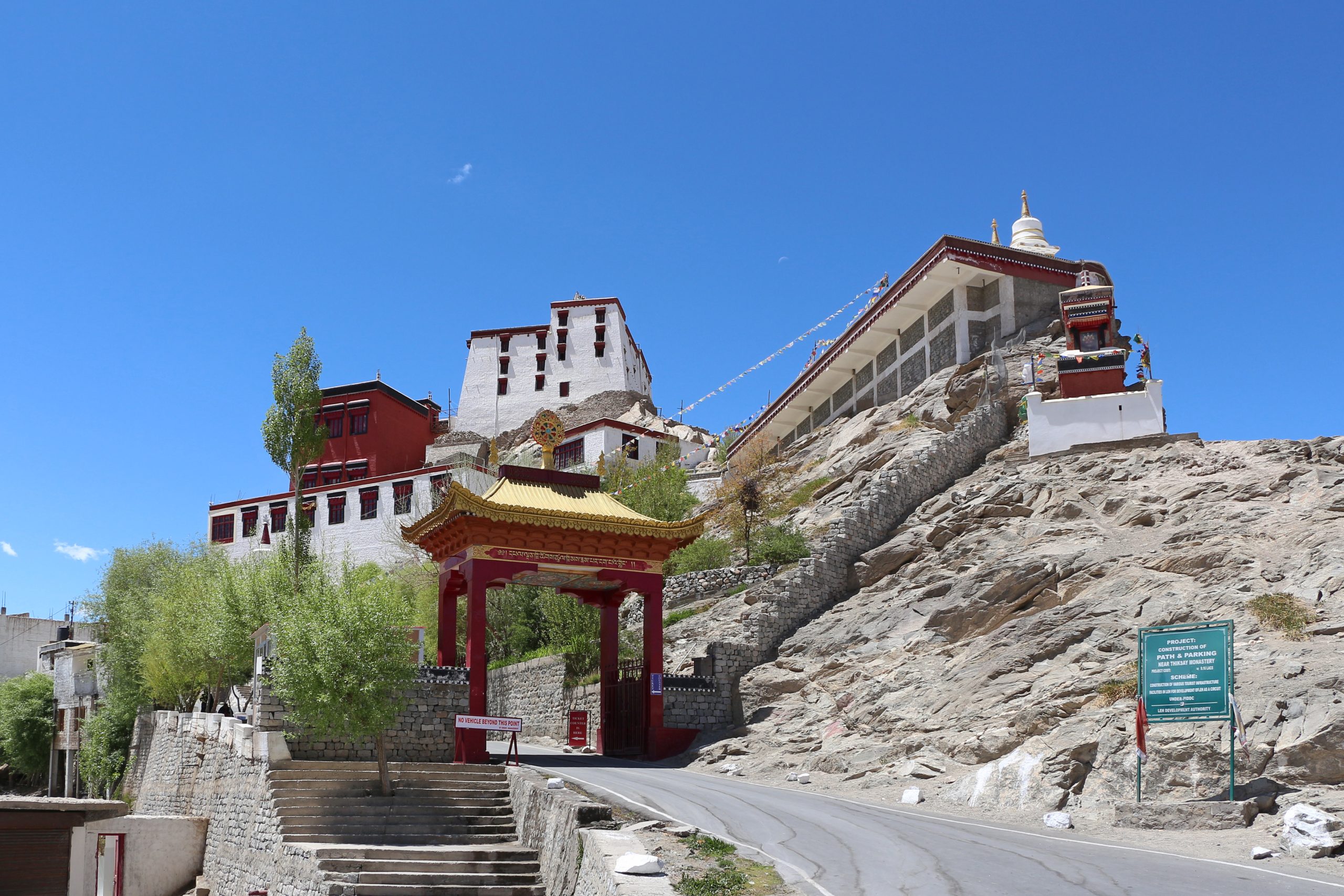 thiksey monastery in ladakh