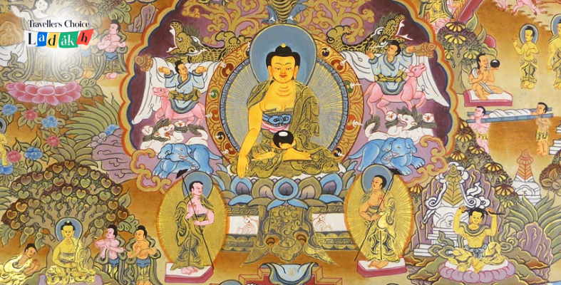 Ladakh culture drawing