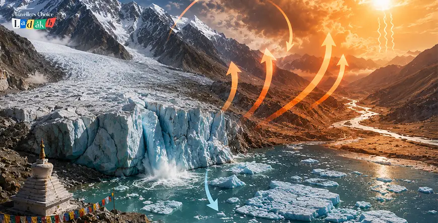 Melting Glaciers and Thermal 