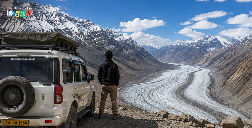 Travelers Visiting Zanskar