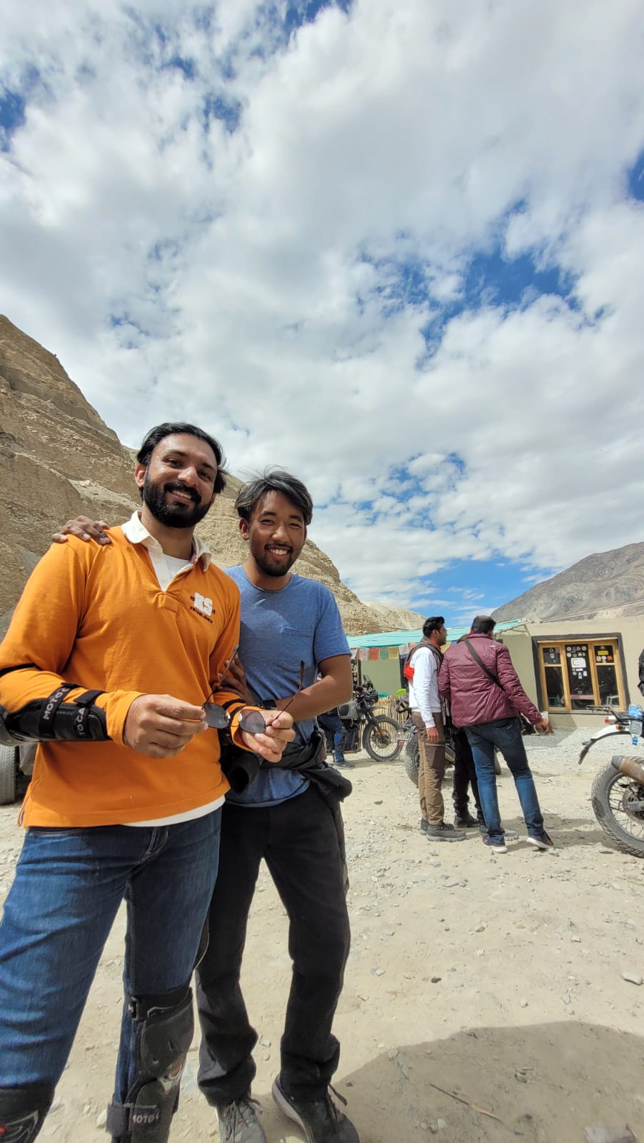 Traveler posing during a memorable Ladakh sightseeing trip